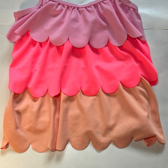 OshKosh B'gosh Kids Swim Top - Pink and Orange - Picture 6 of 6